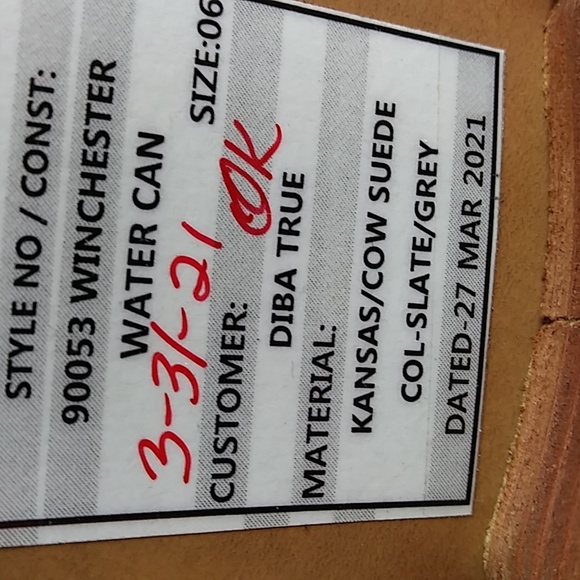 Diba True Mid Calf Boots Shoes Women's Size 6 Slate/Grey Cow Suede Western - Picture 8 of 9